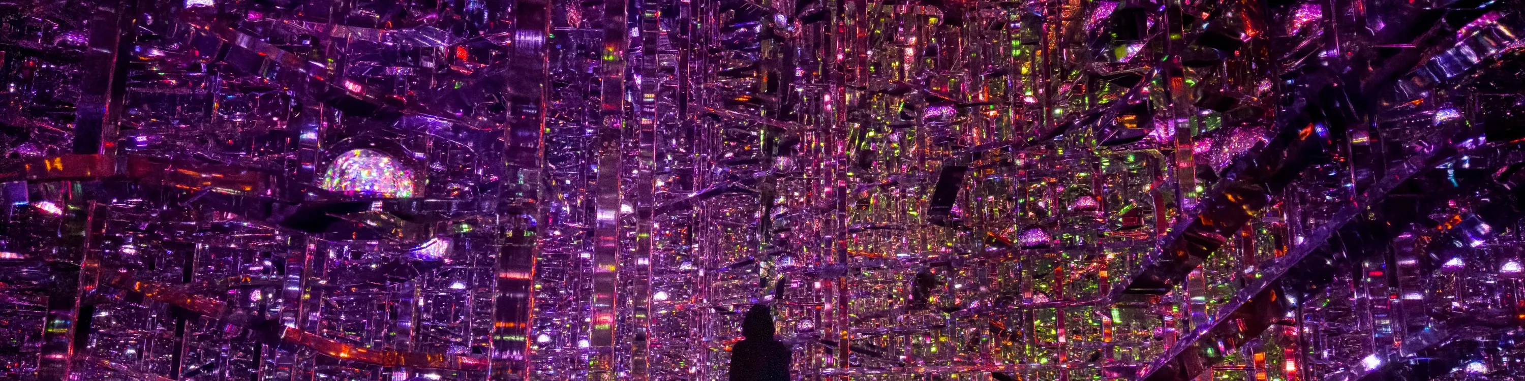 teamLab 无界美术馆《Infinite Crystal World》