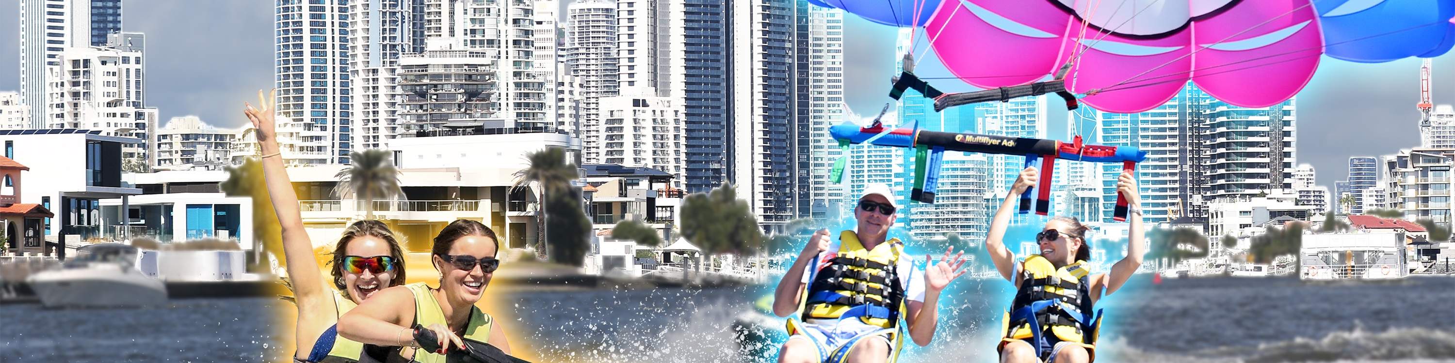 Aktiviti Parasailing + Lawatan Jet Ski 30 minit