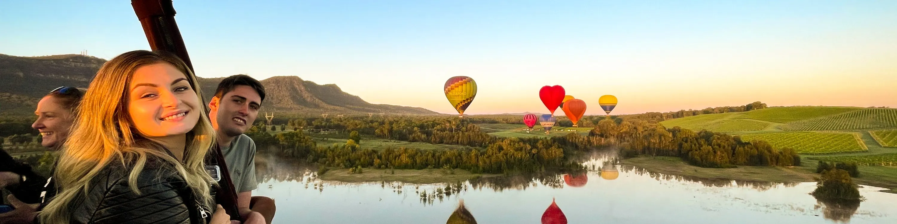 hot air balloon hunter valley