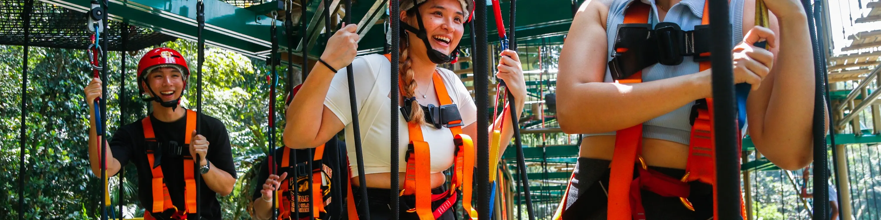 Houbii Spot Rope Course Ticket At Singapore Zoo