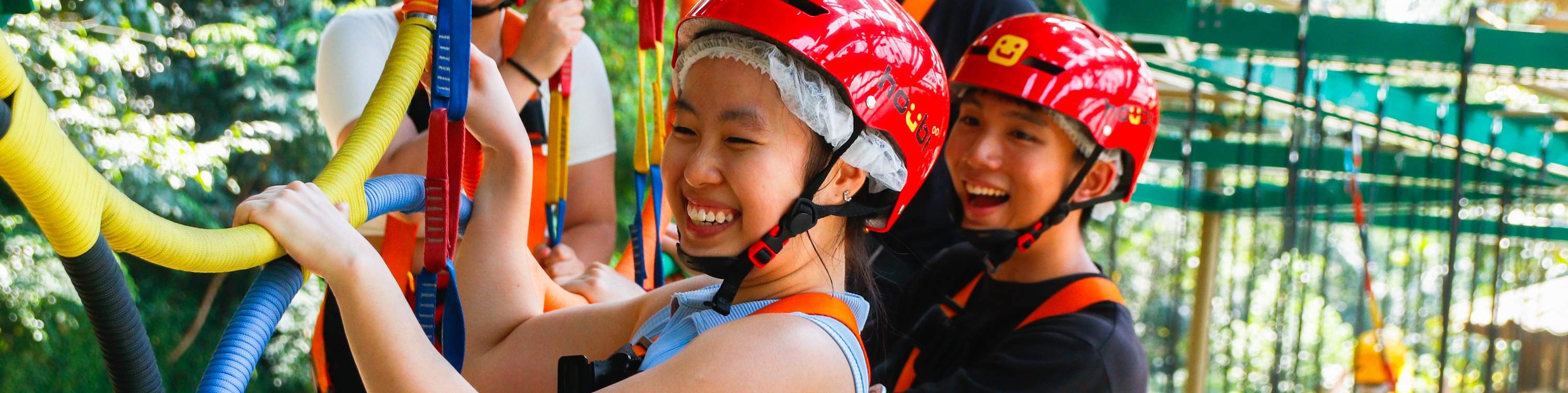 Tiket Houbii Spot Rope Course di Singapore Zoo