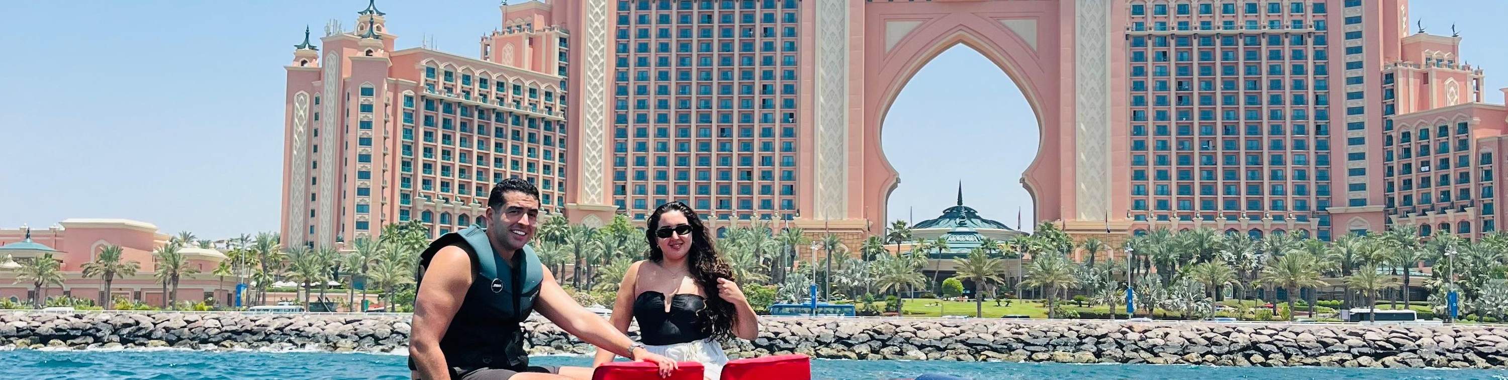 부르즈 알아랍 뷰 젯카 체험 (무료 커피 제공)