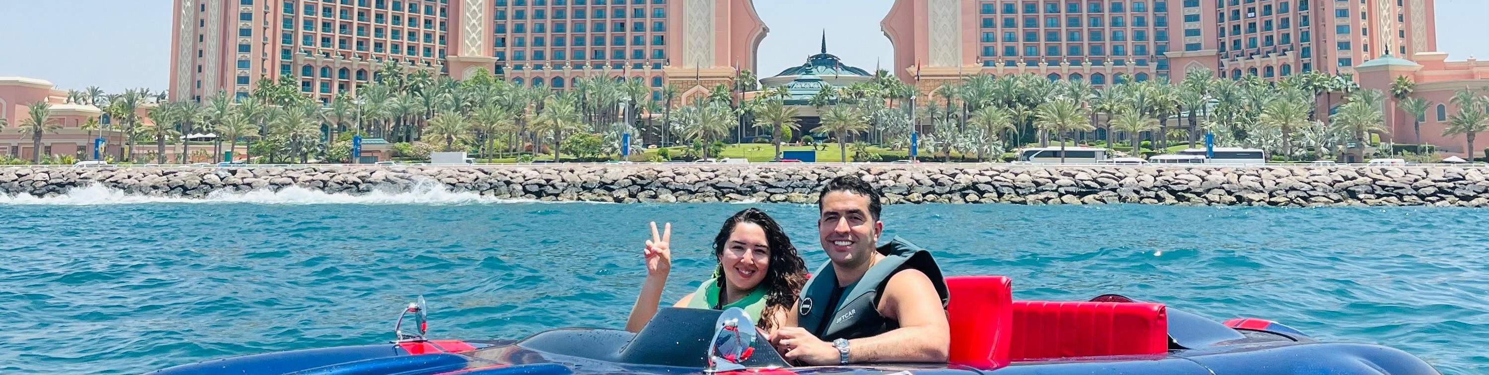 Trải nghiệm Jetcar ngắm Burj Al Arab và cà phê miễn phí