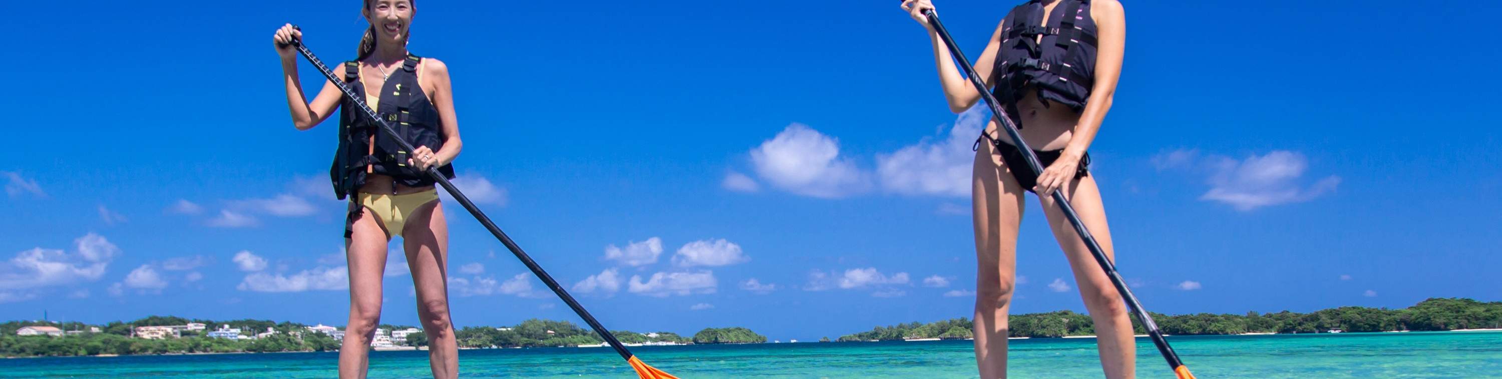 Ishigaki Insel/1 Tag Kabira Bucht SUP/Kanu & Blaue Höhle Schnorcheln Erlebnis (Okinawa)