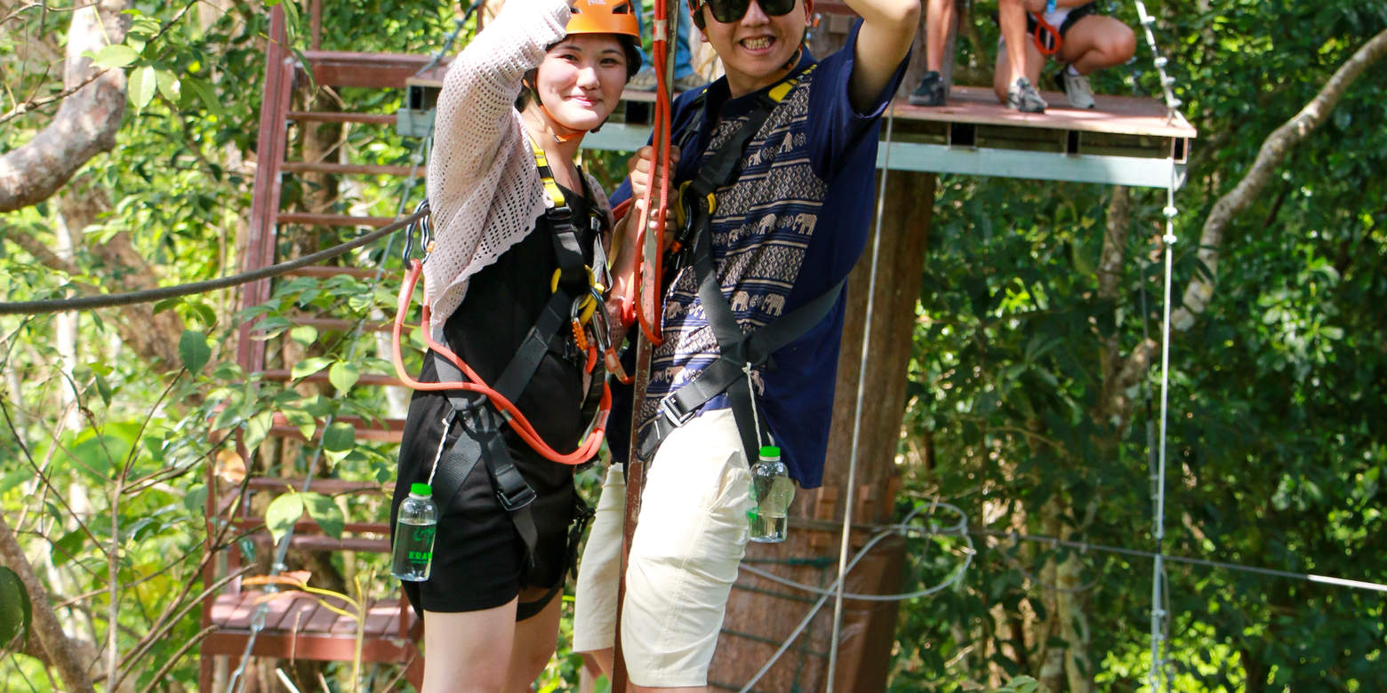 Experiencia en tirolina Erawan Patong en Phuket