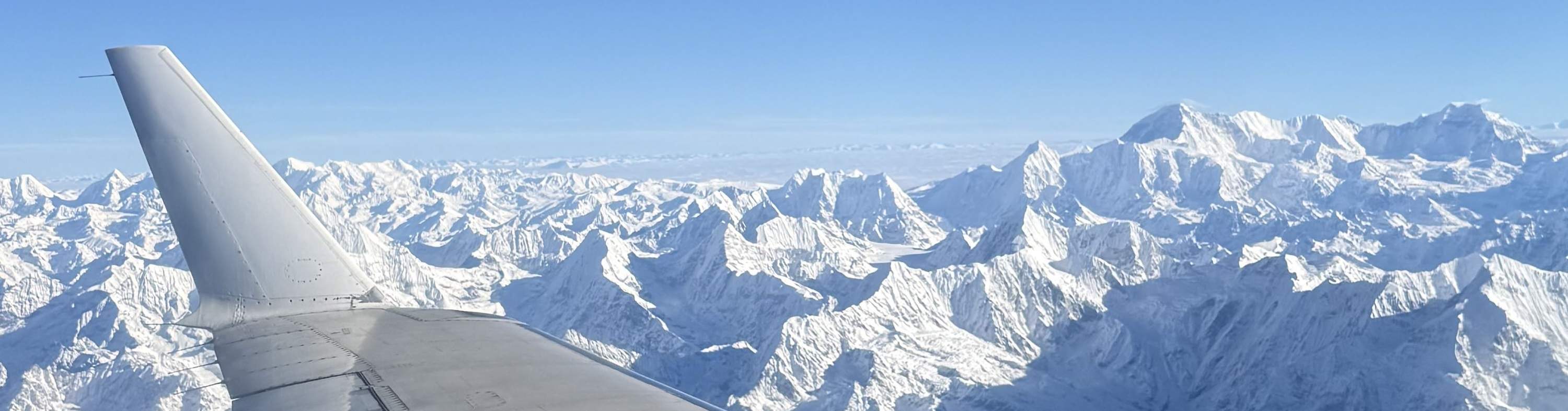 Lawatan pesawat pemandangan Gunung Everest dengan sarapan yang dibungkus (Berlepas setiap hari)