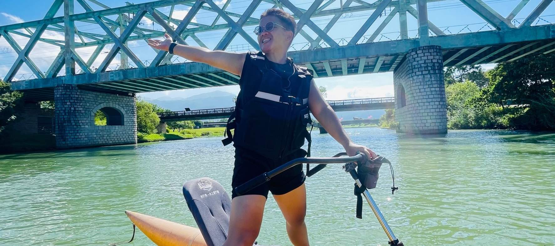 Yilan｜Dongshan-Flussökoboot｜Elektroboot- und Wasserfahrrad-Erlebnis