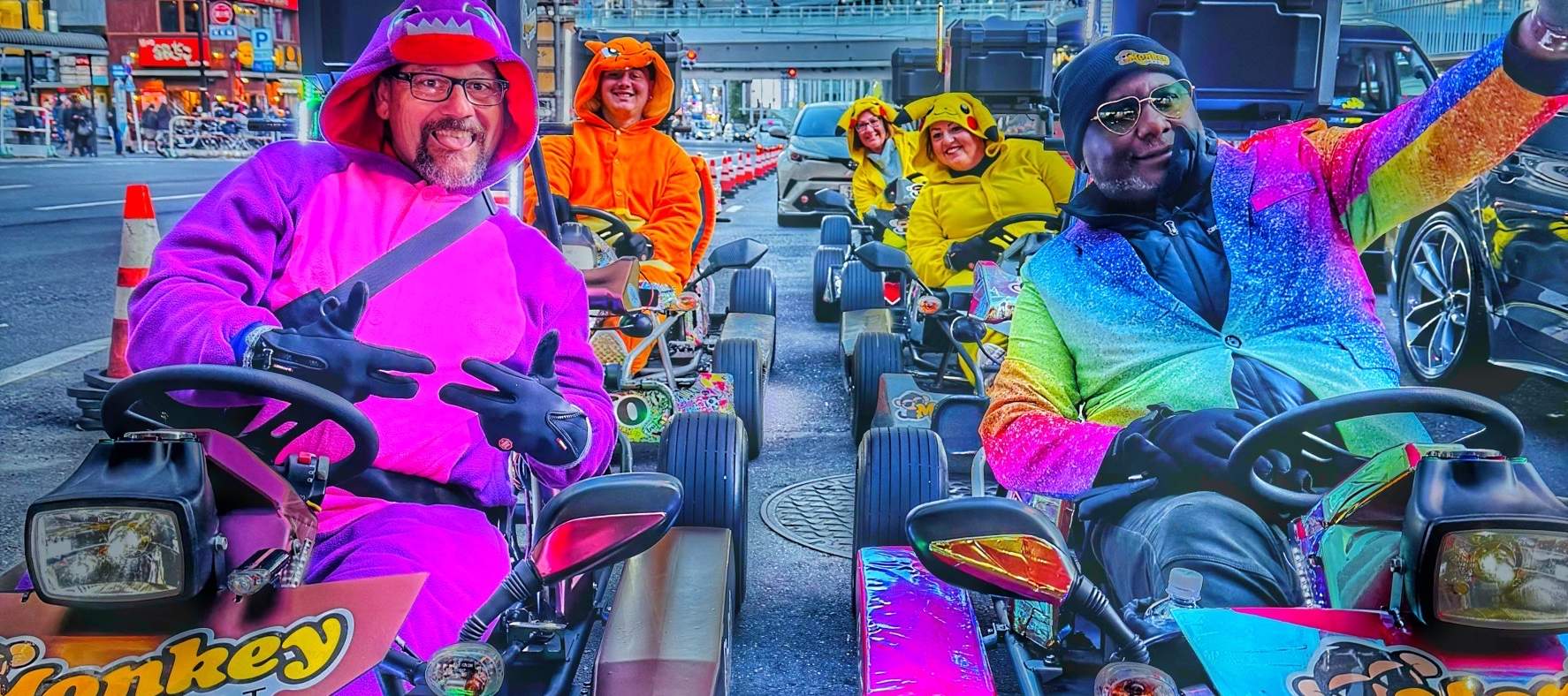 시부야에서 소규모 그룹 고카트 체험