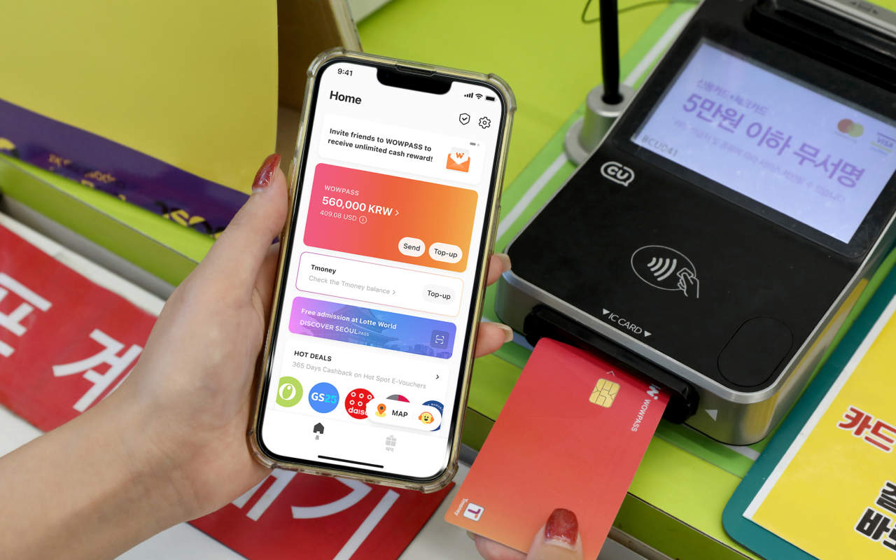 WOWPASS: Prepaid Debit Card & T-money & Currency Exchange - Klook