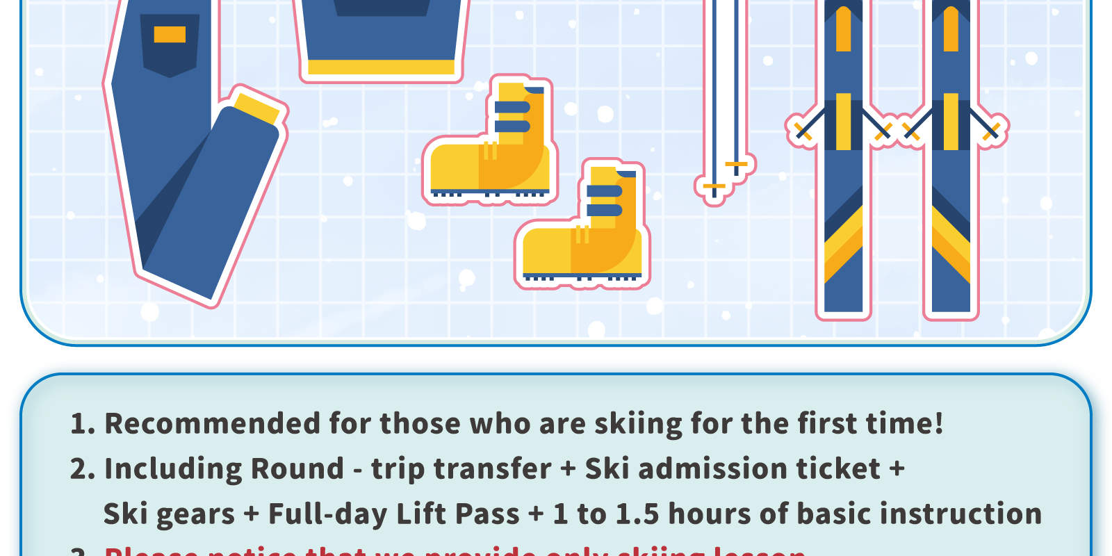 Lawatan Sehari ke Fujiyama Snow Resort Yeti dari Tokyo