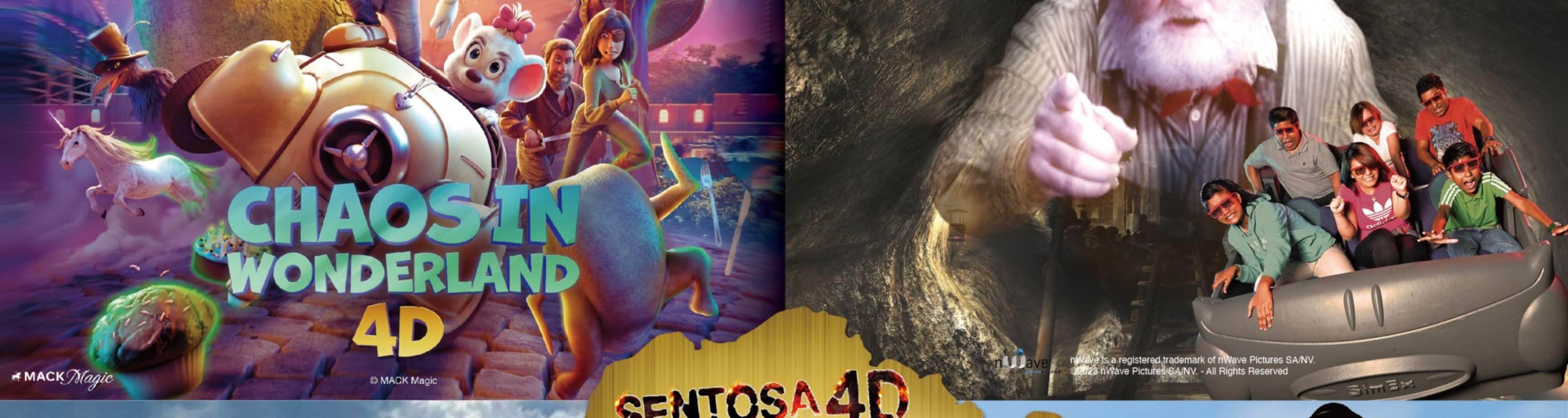 Entrada a Sentosa 4D Adventureland