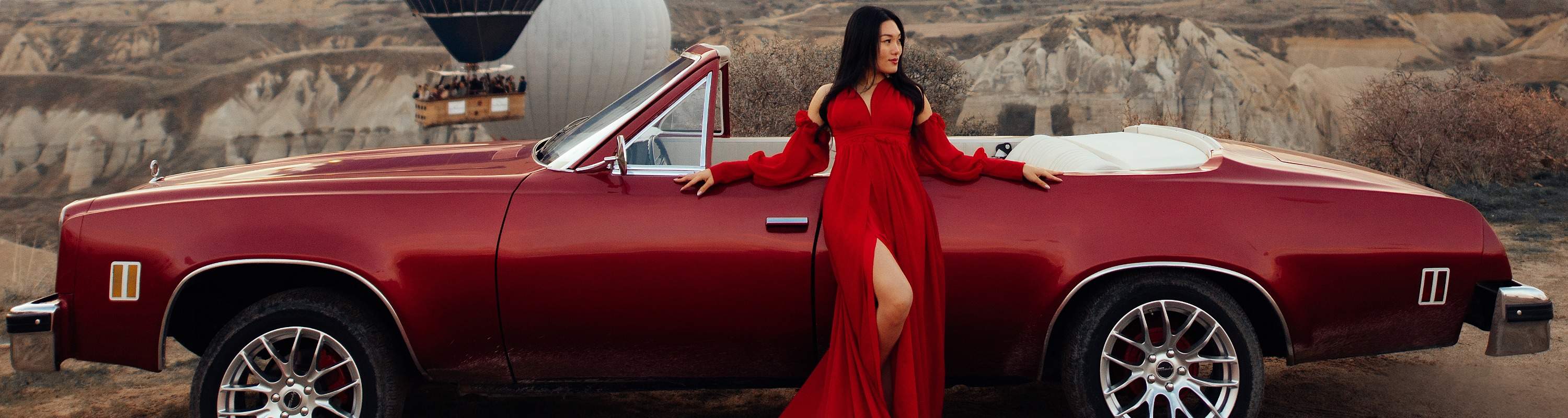 Cappadocia Classic Car Sunrise Balloon Photoshooting