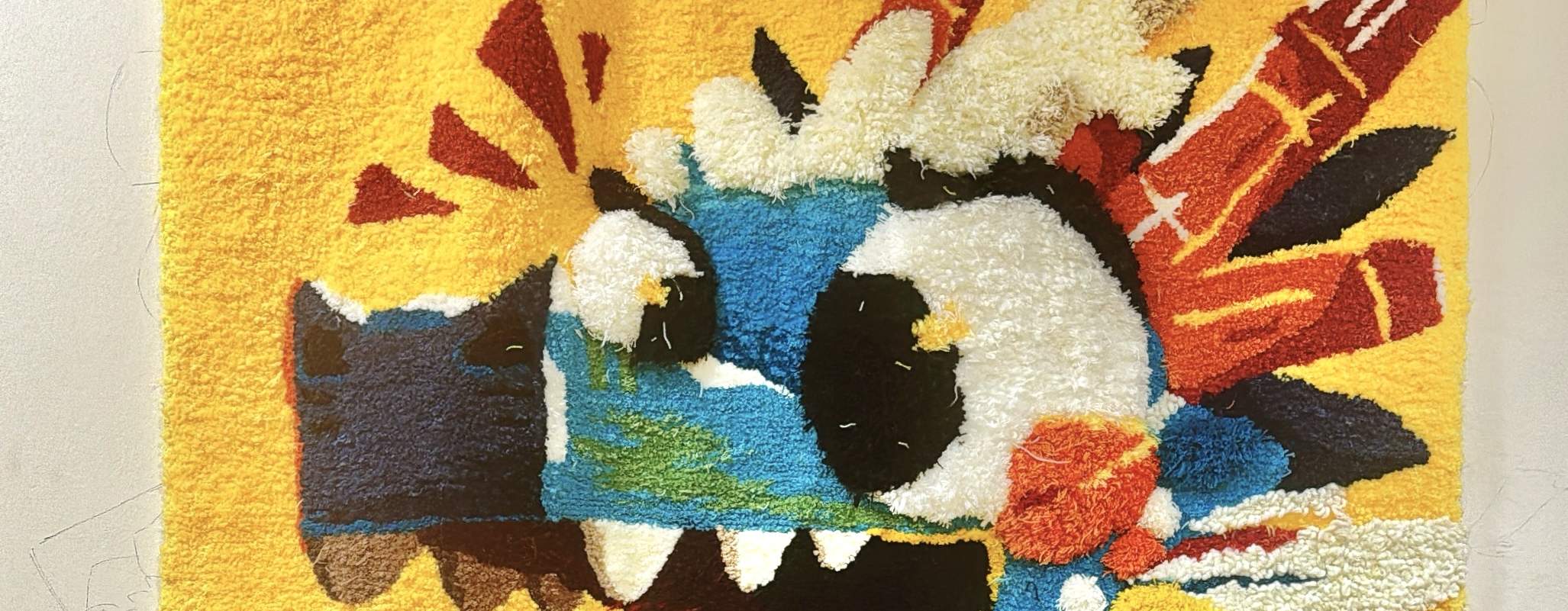 Puedes hacer tufting grandes de hasta 1.2X1.8m, la disposición del tiempo es flexible.