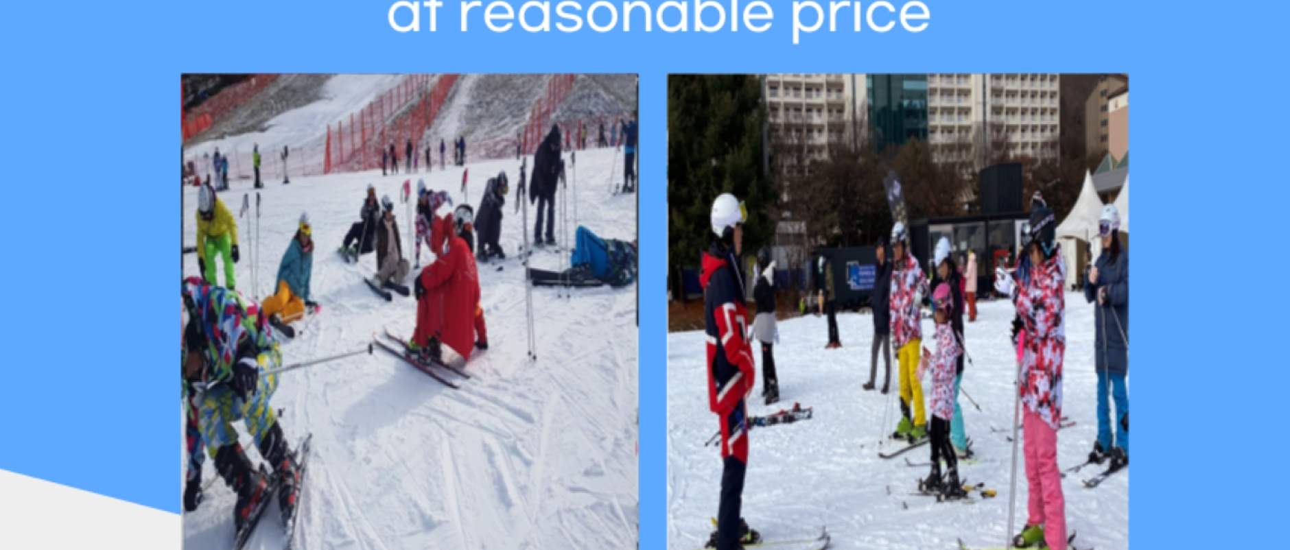 Vivaldi Park Pengajaran Ski & Snowboard dalam Bahasa Inggeris/Cina