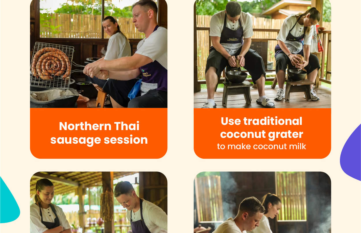 おばあちゃんの料理インフォグラフィック