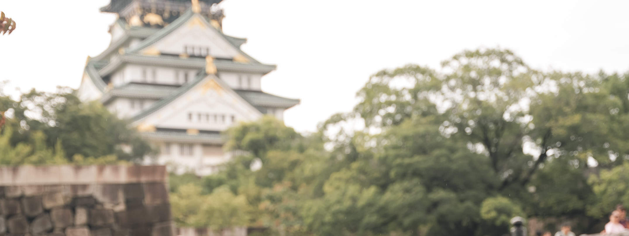 Portrait du château d'Osaka.