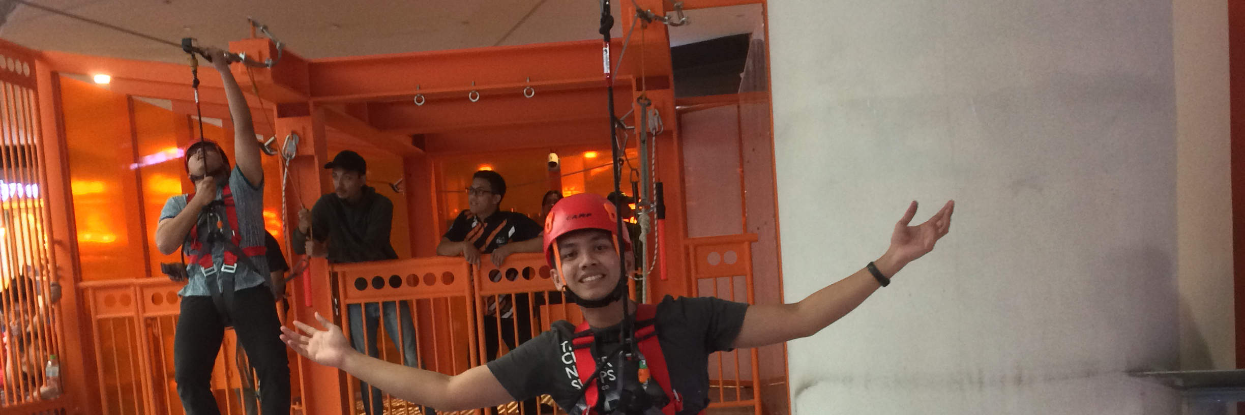 suspendido en el aire