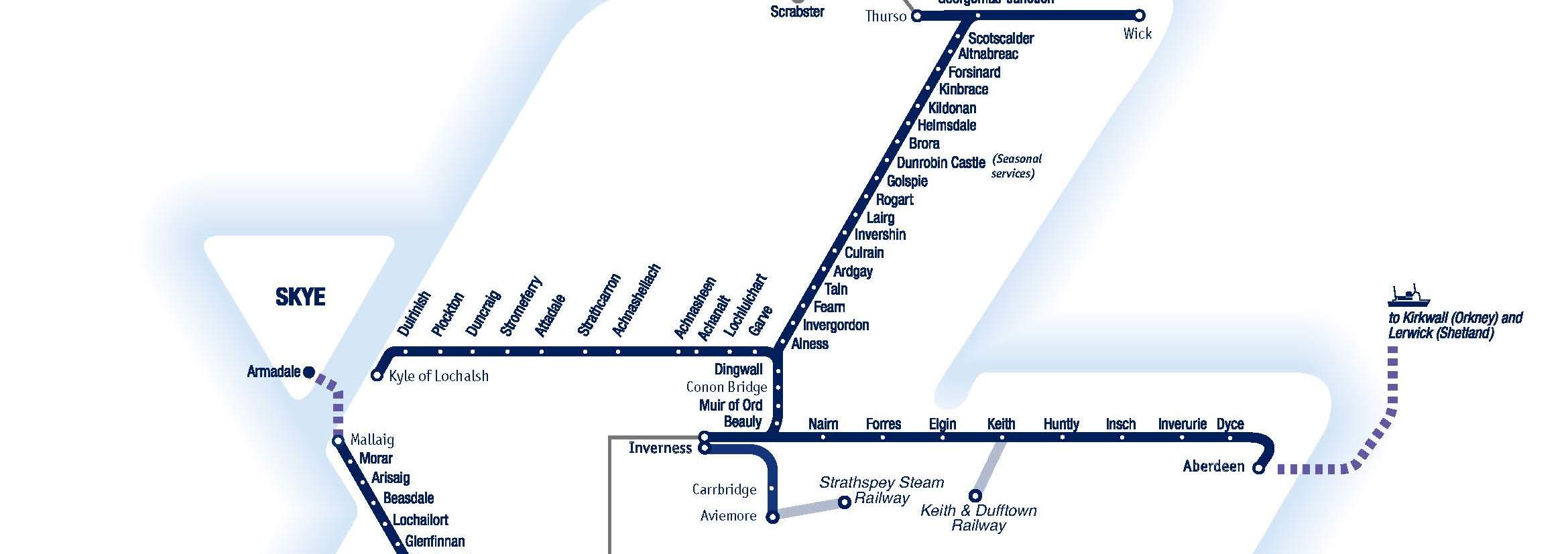 Rail Rover Maps ScotRail 하이랜드 로버 모바일 패스 - 클룩 Klook 한국