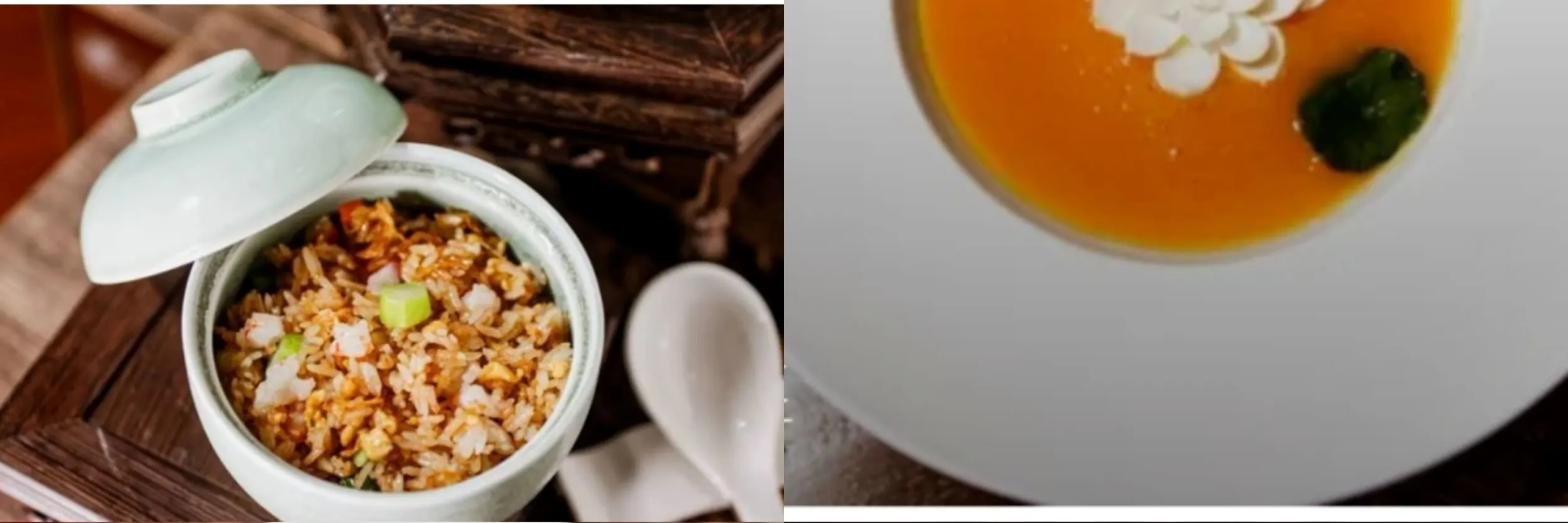 精心制作的宫廷美食，精致考究，重现往昔风华，每一道菜皆匠心独运，仿佛穿越时空，让人领略皇家御膳的奢华与雅致