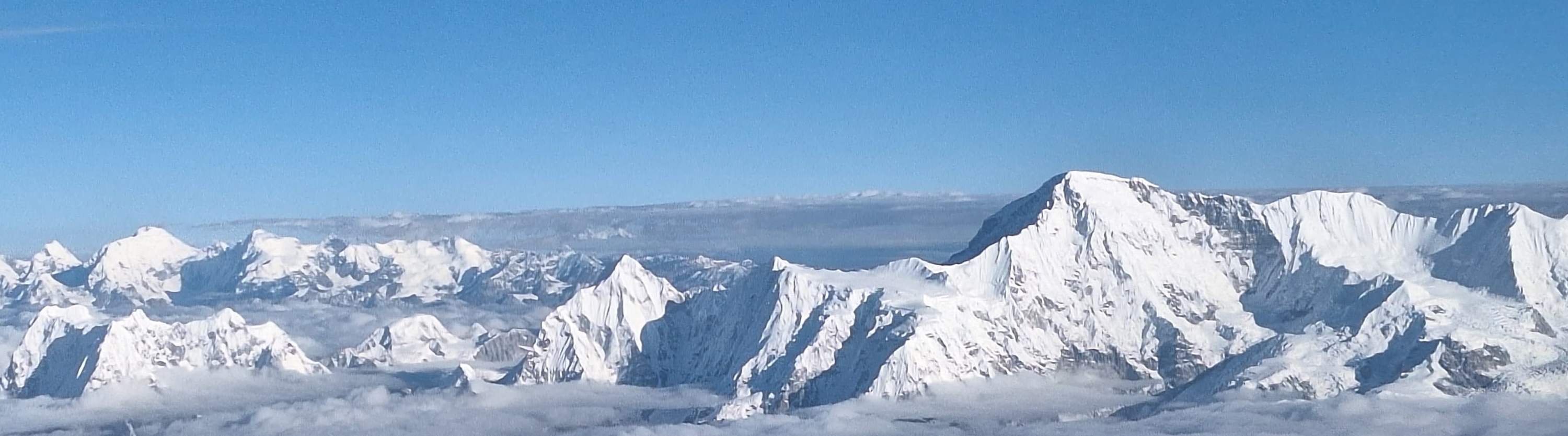 Lawatan pesawat pemandangan Gunung Everest dengan sarapan yang dibungkus (Berlepas setiap hari)