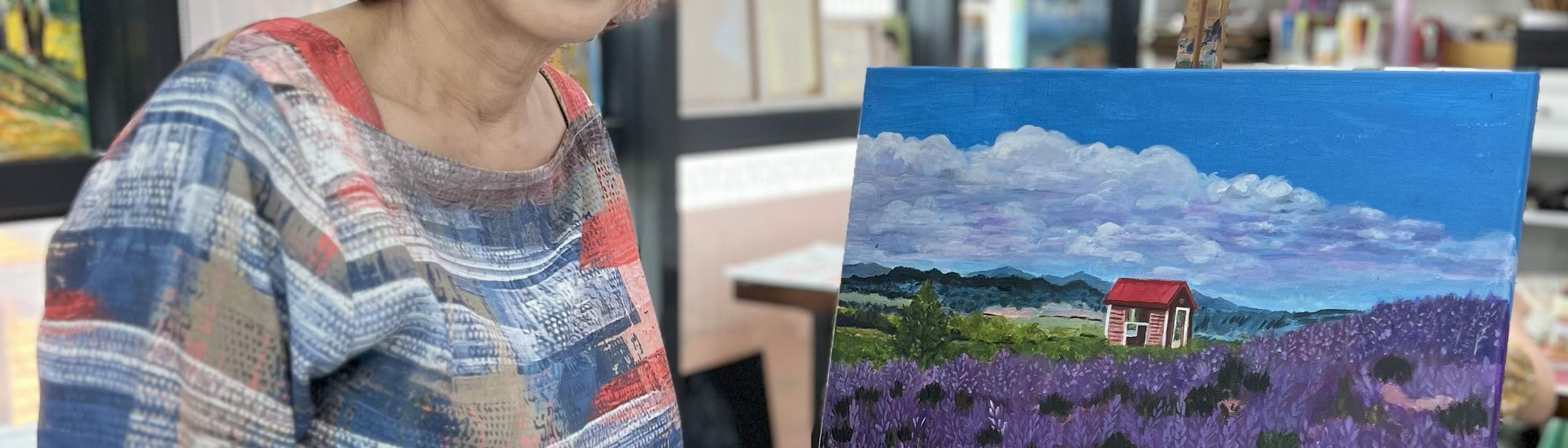 新手压克力风景画课程