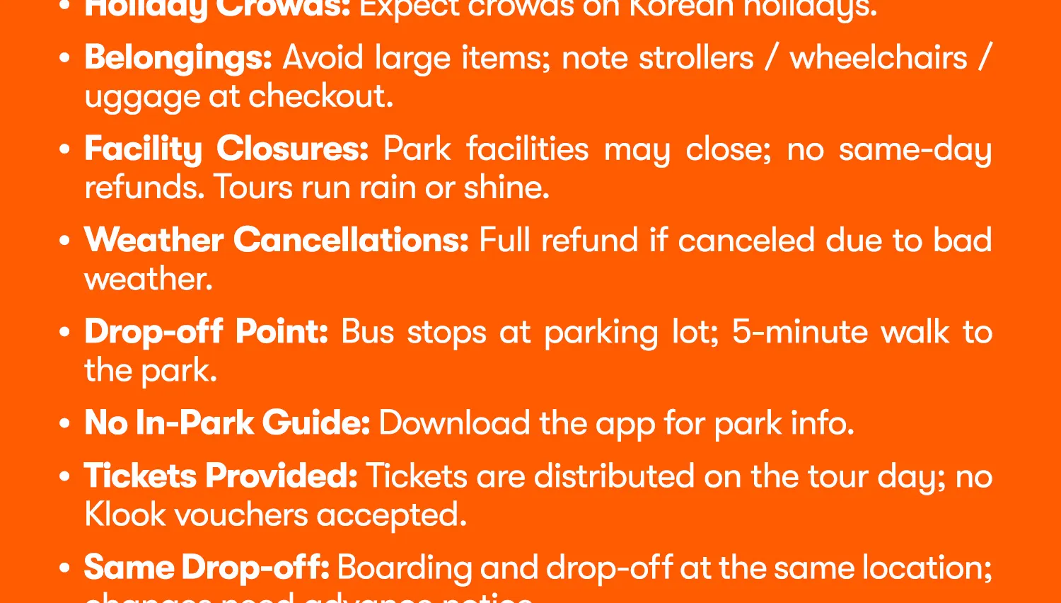 [Guideline] All-Day Pass + Guide + Shuttle Bus