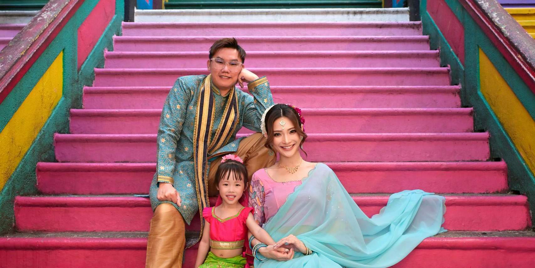 バトゥ洞窟で伝統衣装体験