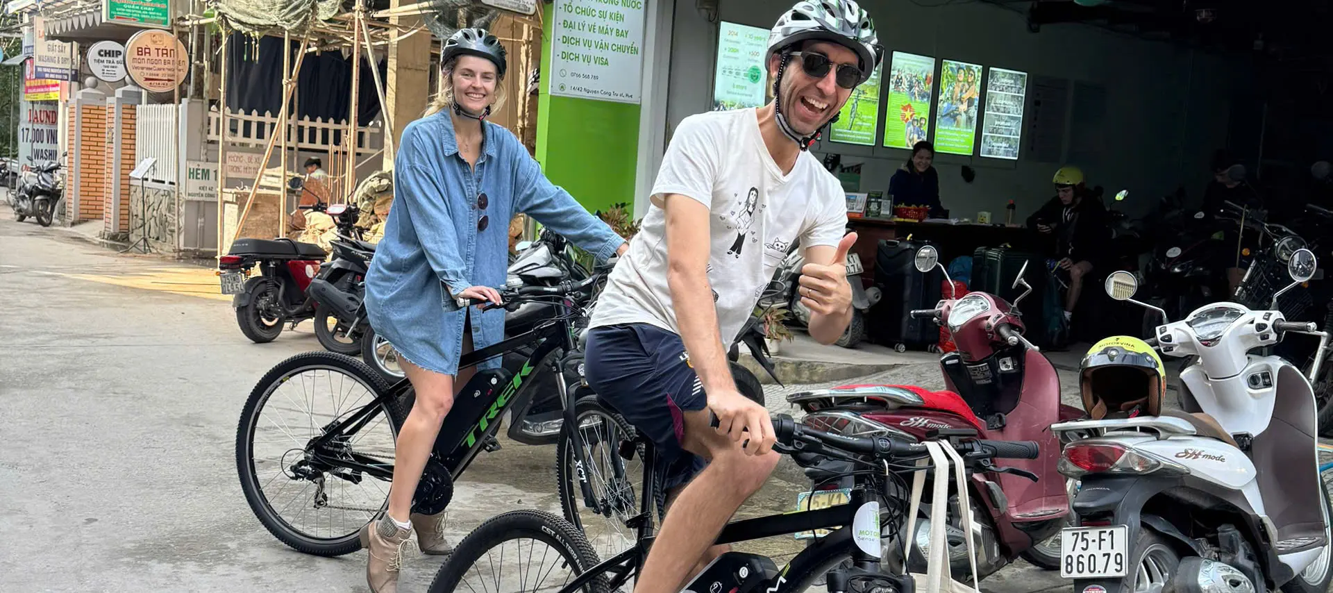 顺化市的电动自行车/电动滑板车出租
