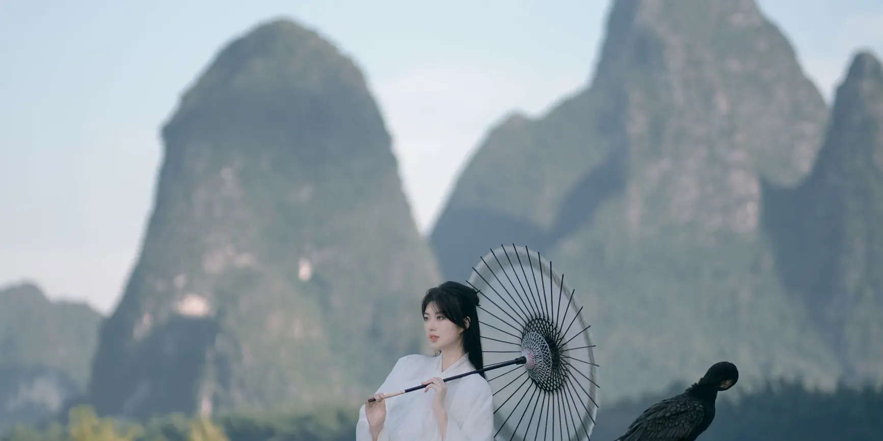 桂林阳朔兴坪汉服体验摄影写真【服装任选+精致妆造+全程专业摄影师二对一服务】