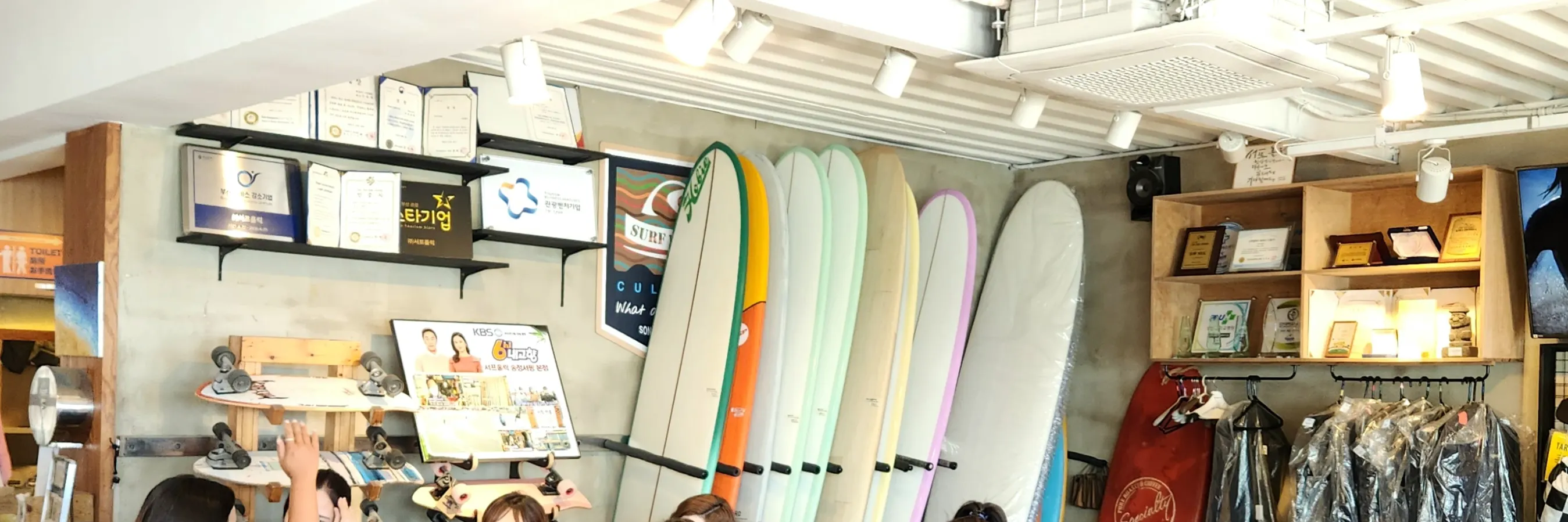 釜山松汀冲浪狂冲浪课程
