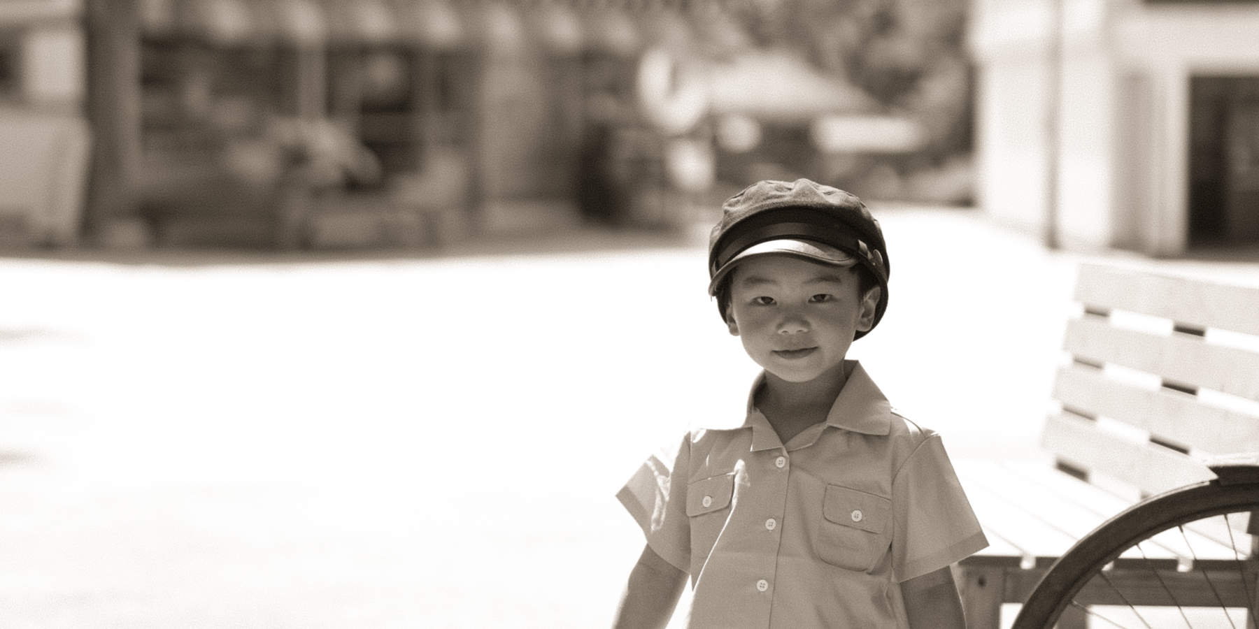 Sesi foto seragam sekolah Korea tempo dulu