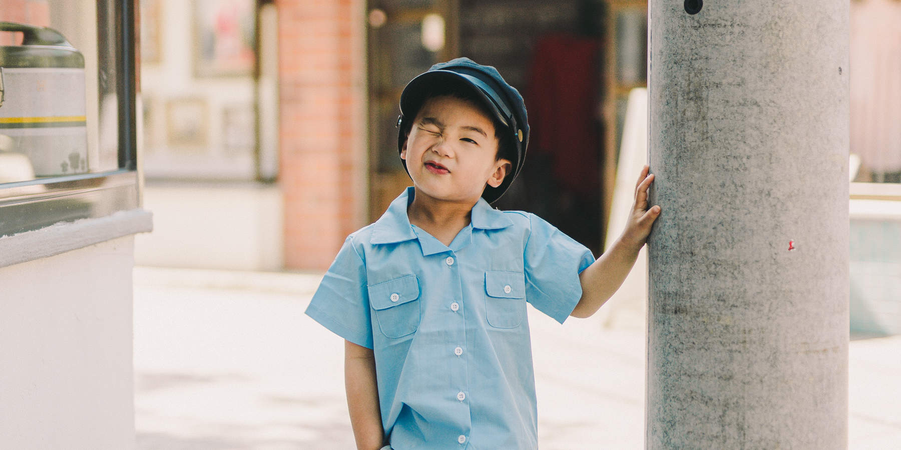 Sesi foto seragam sekolah Korea tempo dulu