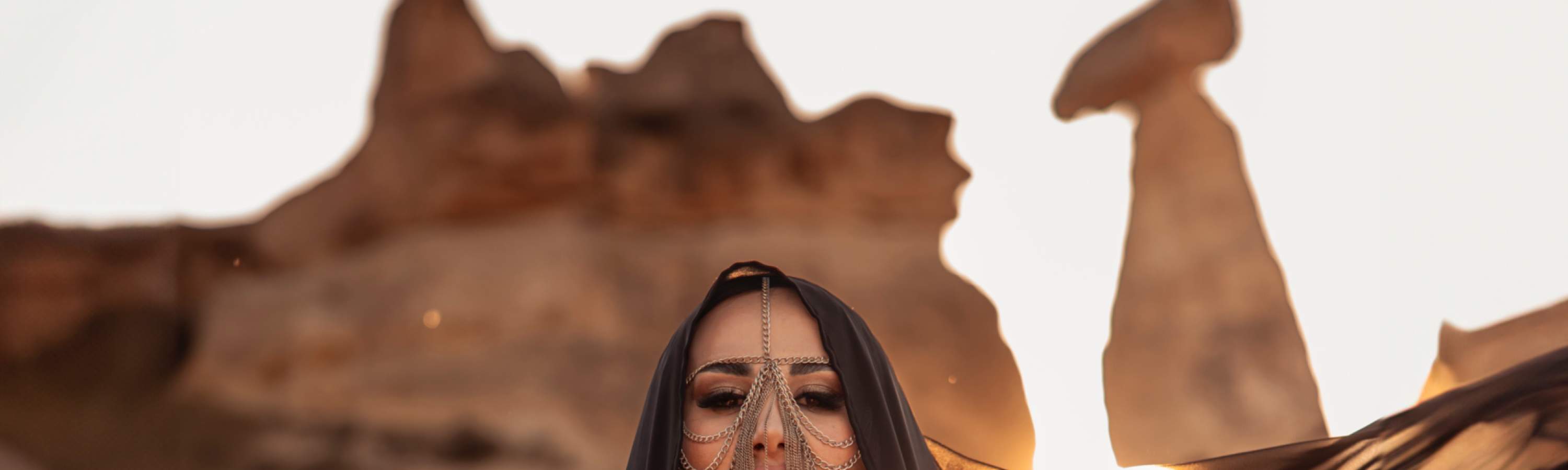 Servizio fotografico in stile arabo in Cappadocia