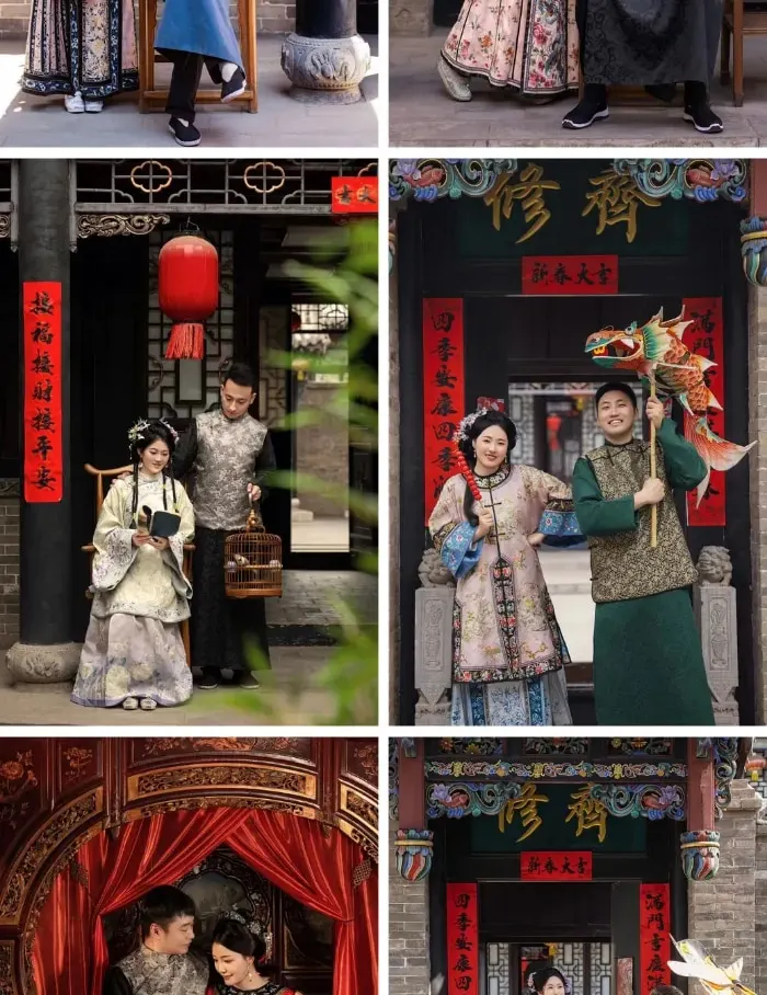 晋商大小姐|小家碧玉(单人)【1套品牌服装+晋商风格妆造+原片30张，精修9张】