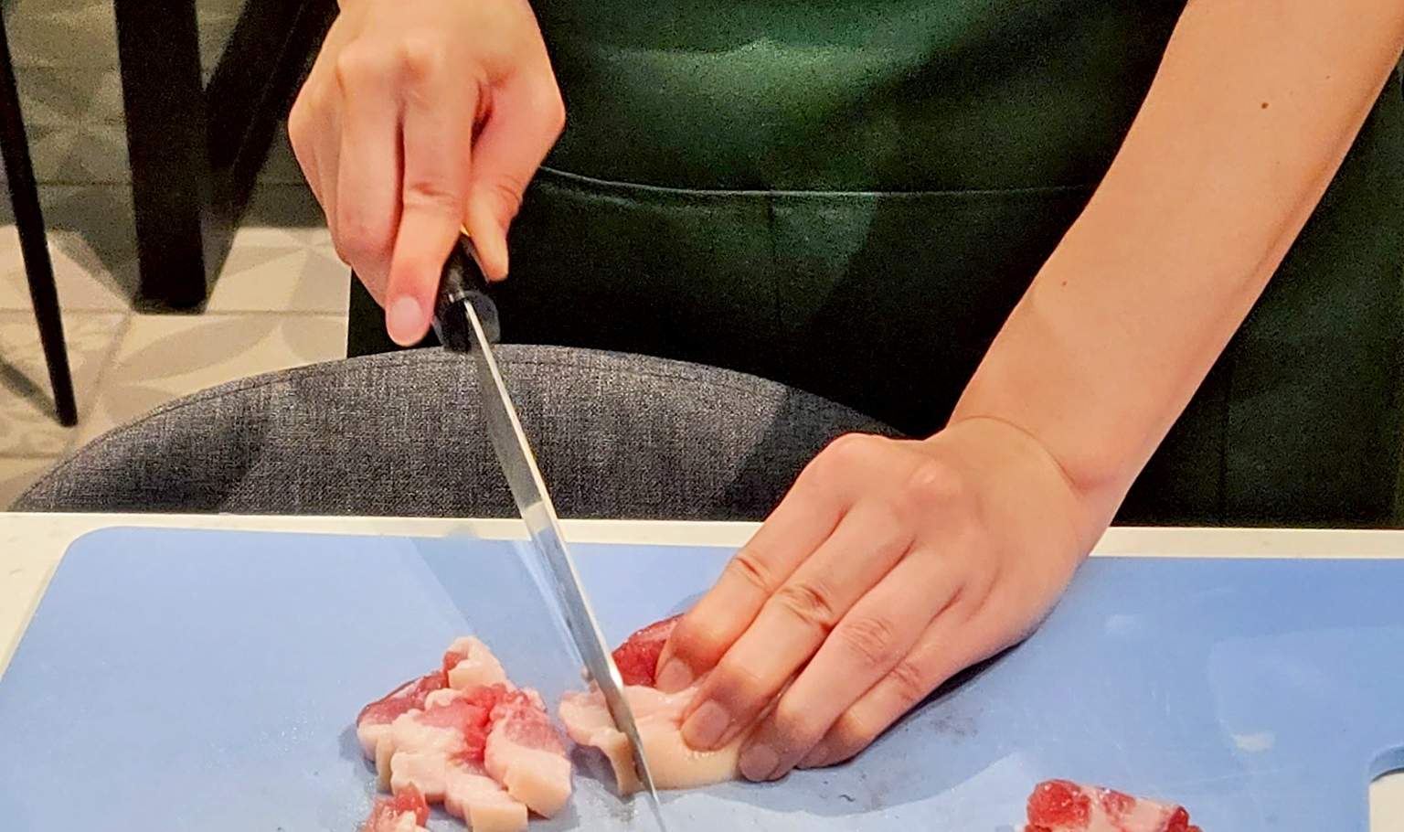 Clase de cocina de fideos de ternera, Lu Rou Fan, panqueques de cebolleta en Taipéi