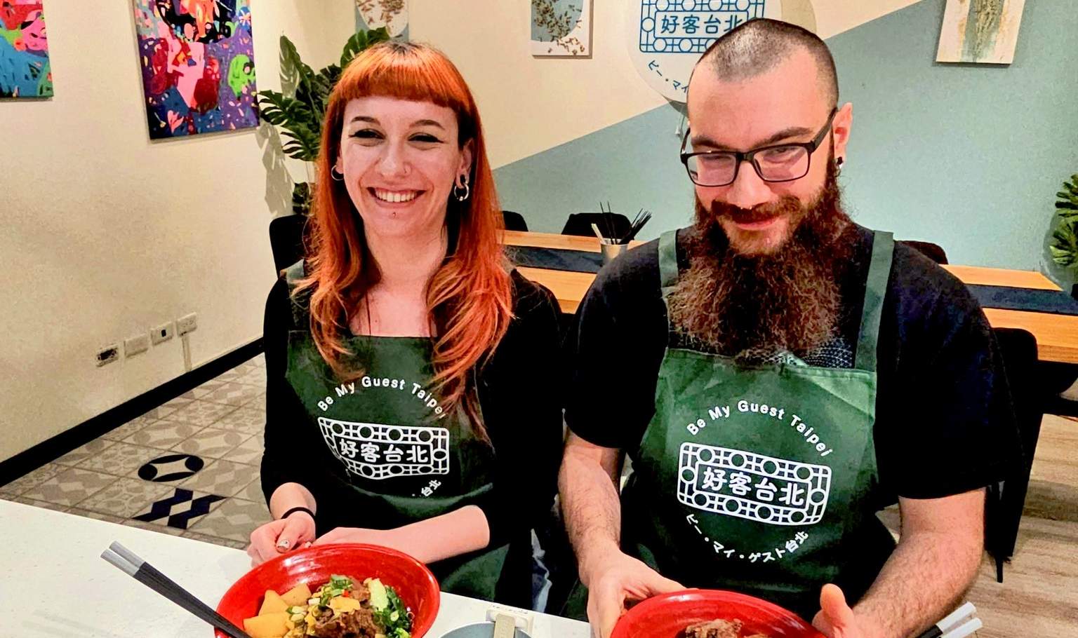 Кулинарный мастер-класс по приготовлению говяжьей лапши, Lu Rou Fan и блинчиков с зеленым луком в Тайбэе