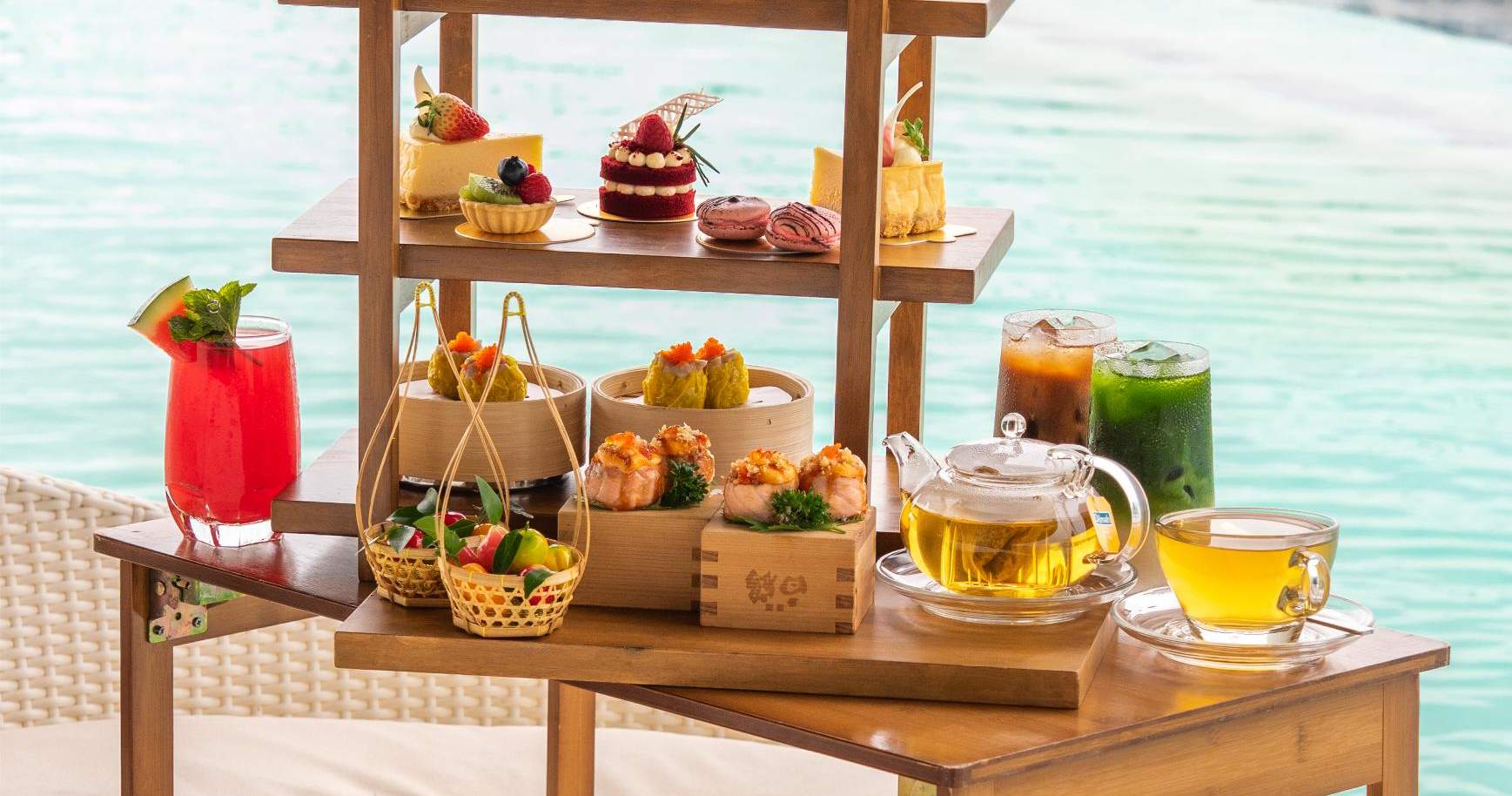 Afternoon Tea at Barracuda Sky Gala Rooftop Bar, Akara Hotel Pattaya