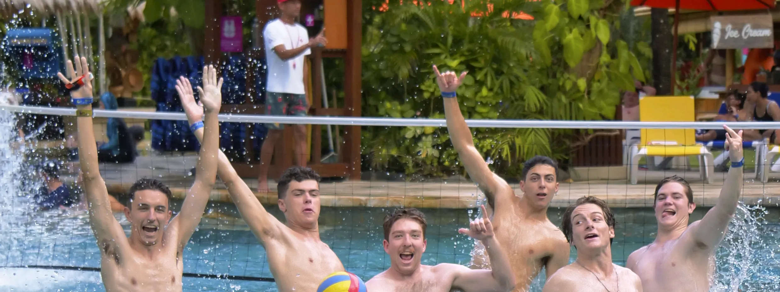 pool volley ball