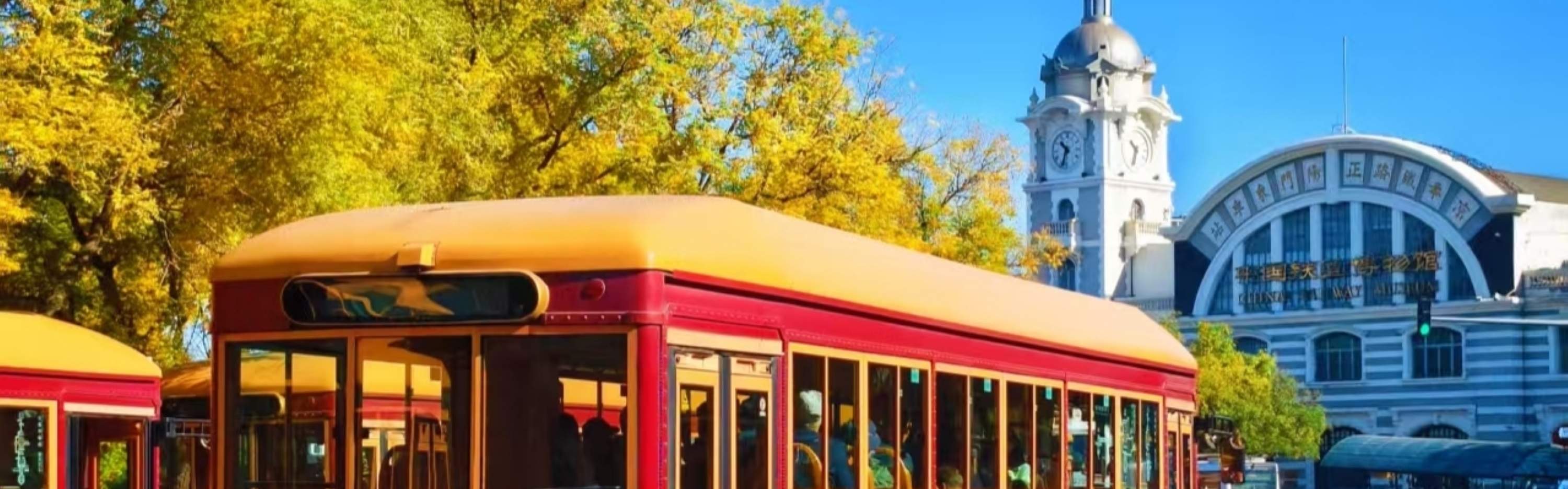 老北京仿古铛铛车外观