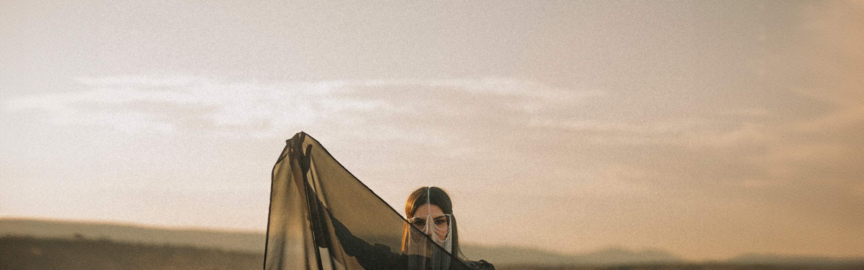 Séance photo en costume arabe en Cappadoce