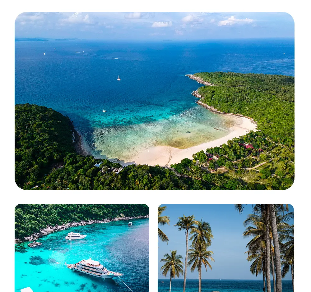 皇帝岛 & 珊瑚岛 & 雅努伊 & 蓬贴海角之旅（布吉岛出发）