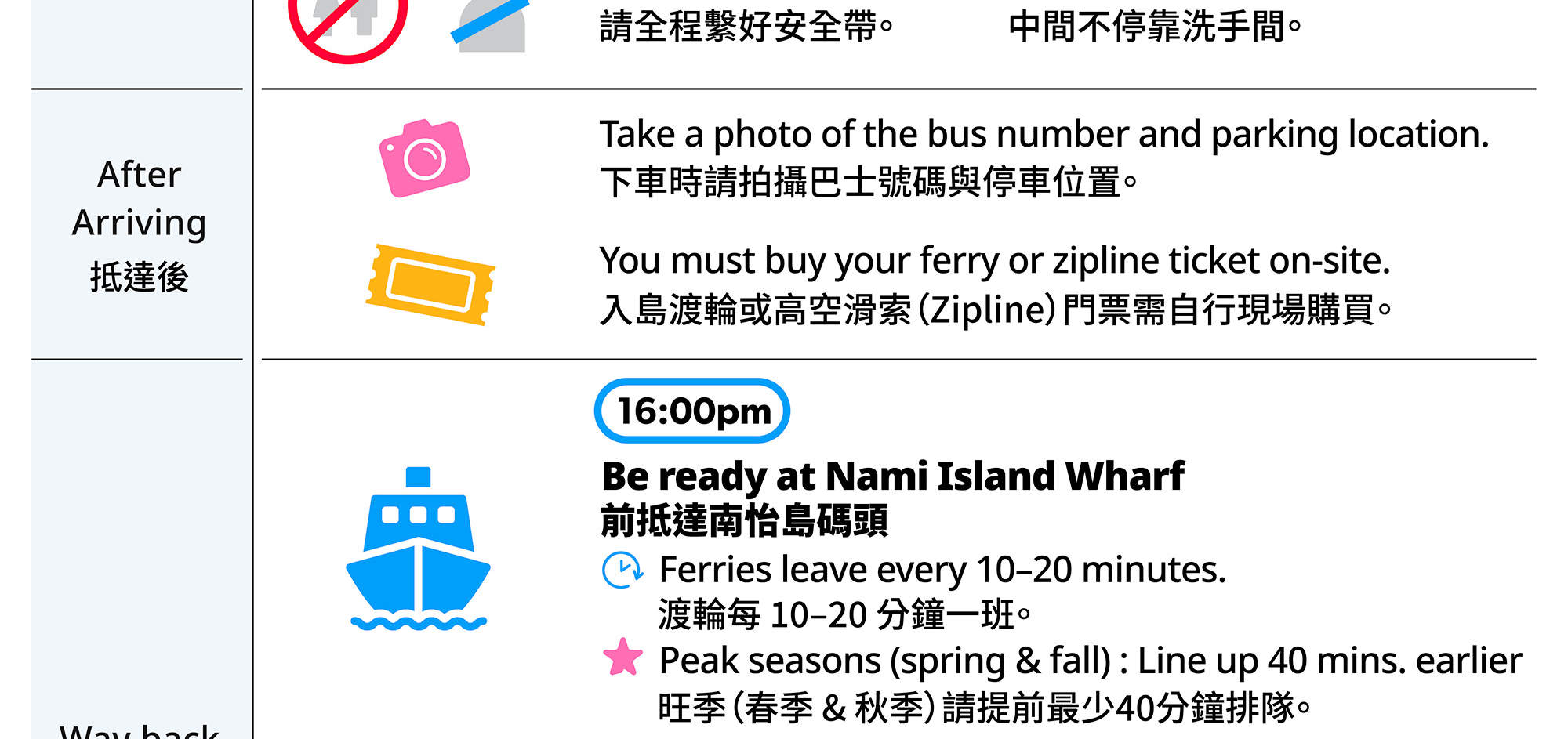 บริการรถบัสรับส่งระหว่างโซลและเกาะนามิ