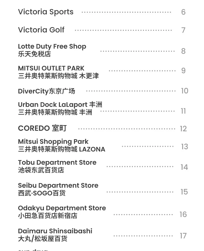 东京购物优惠券