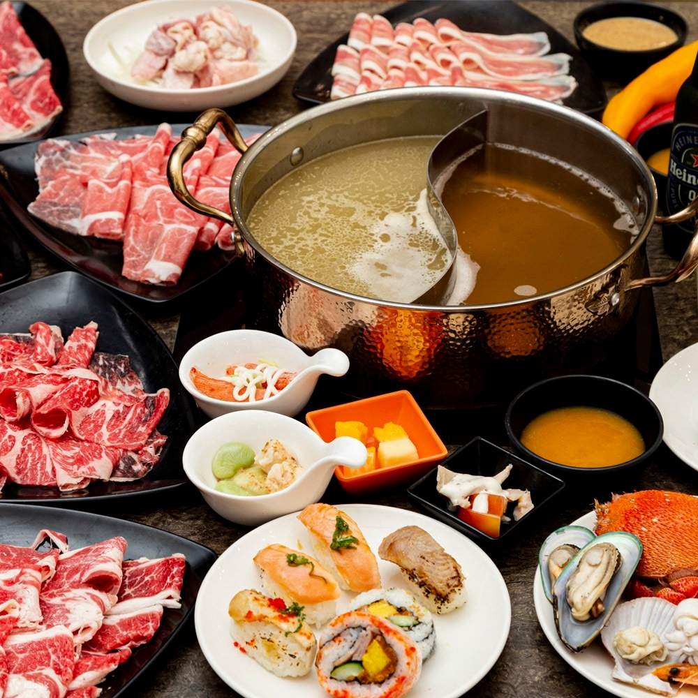 百汇,自助餐,buffet,吃到饱,火锅,海鲜,聚餐