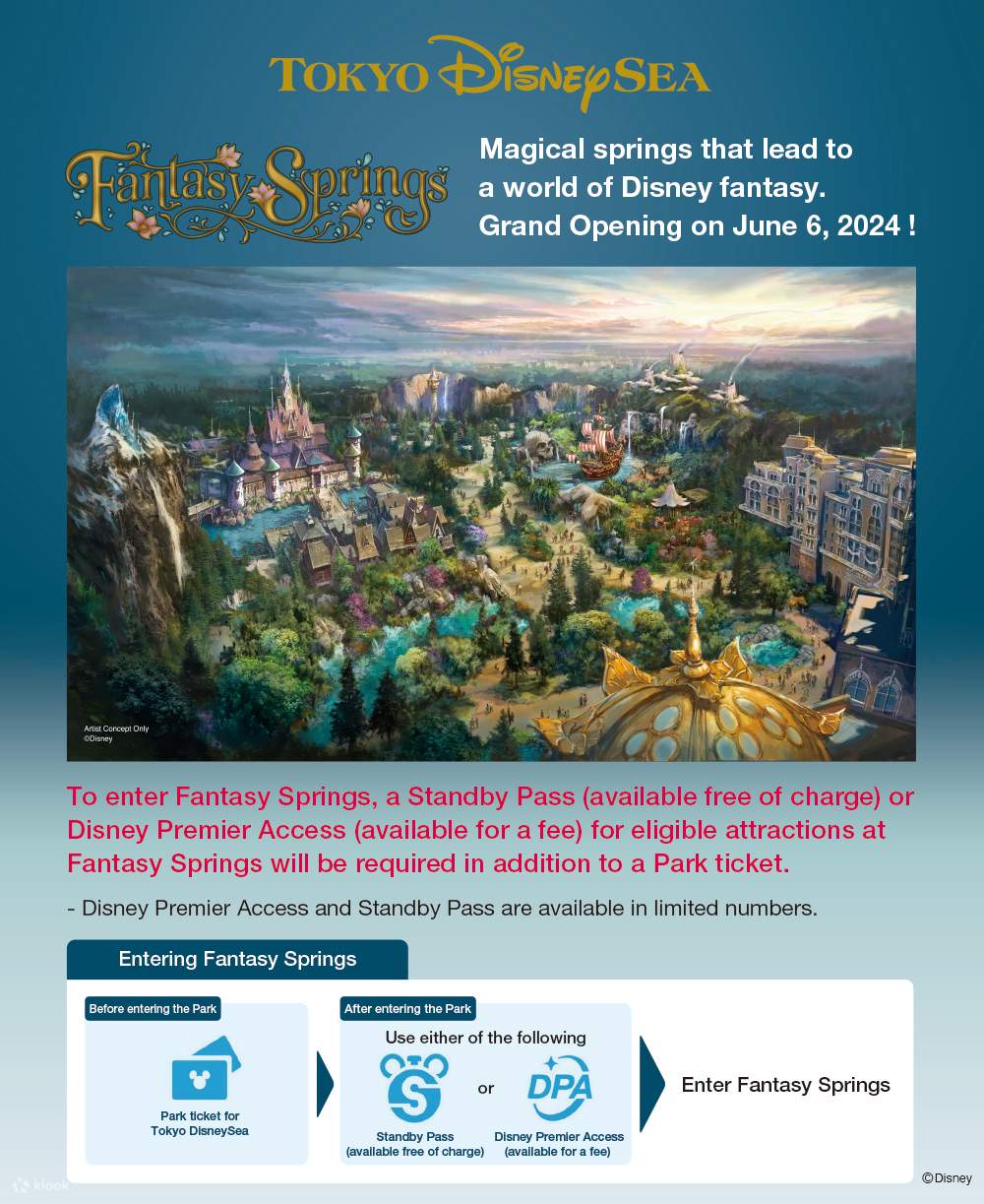 Tokyo Disney Resort Park tickets: 1-Day passport - Klook United States