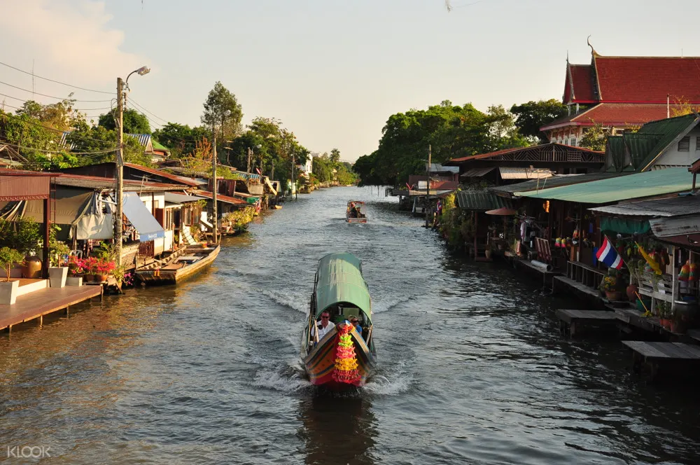 曼谷水上市場,水上市場一日遊,東方威尼斯水上市場