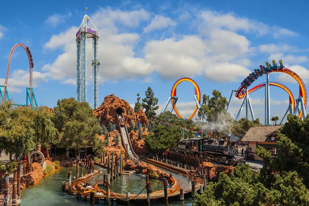 View of a theme park