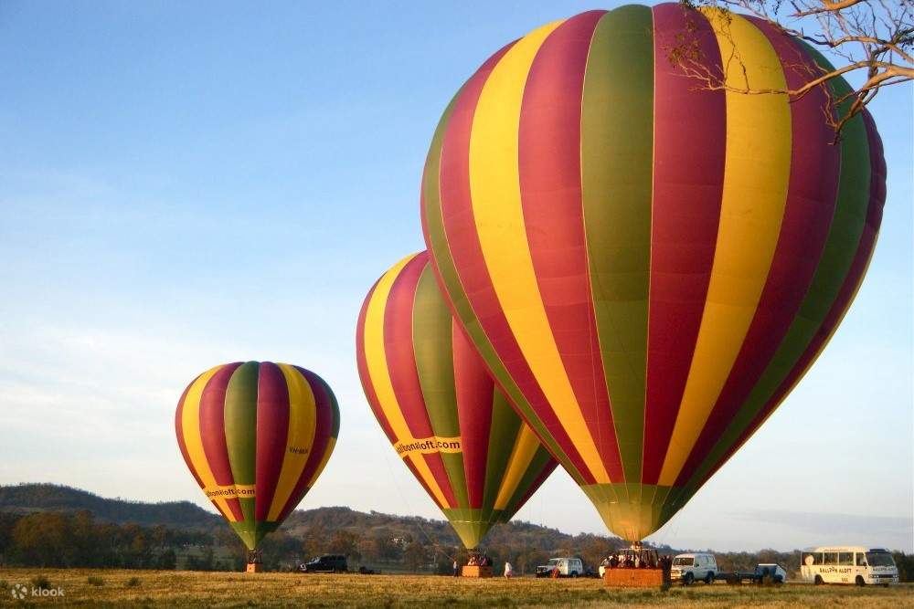 캠든 밸리 일출 열기구 비행 체험