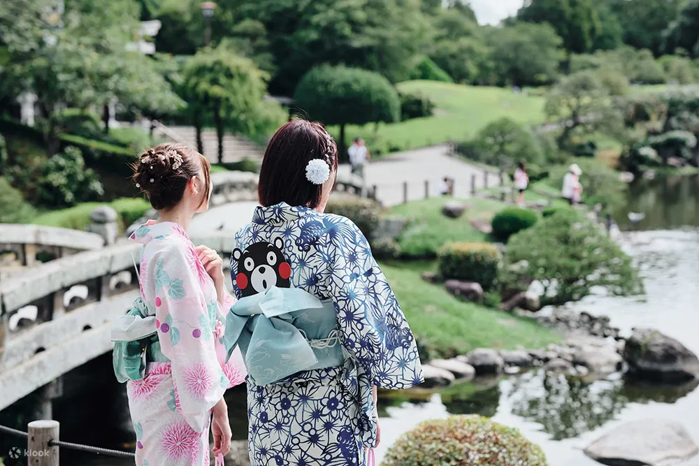 熊本水前寺及服及 Wahuku 体验