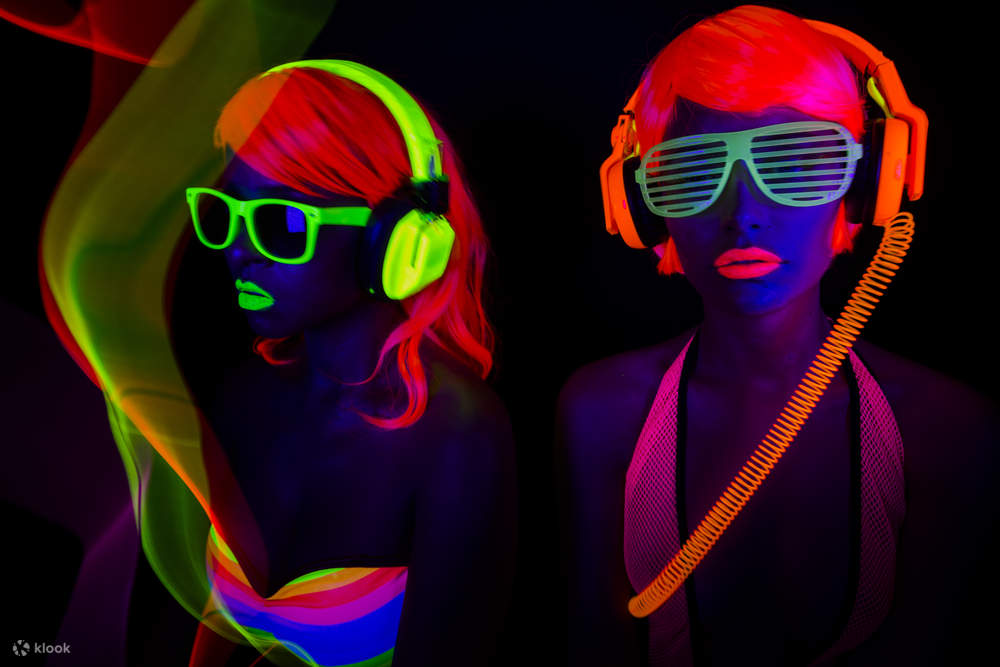 Мини-гольф Queenstown, светящийся в темноте